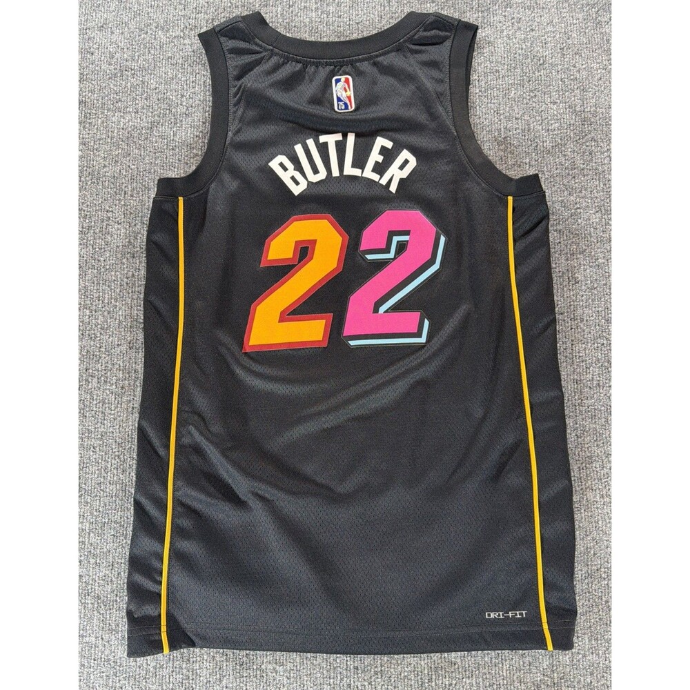 Miami Heat Jimmy Butler #22 Nike Black NBA Swingman City Edition Jersey Size 40